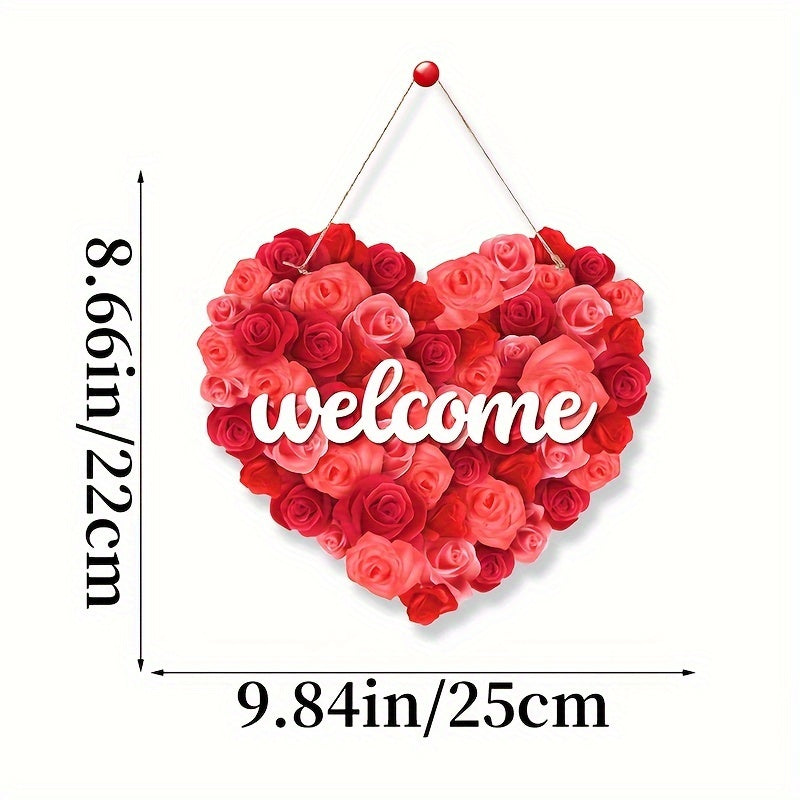 Heart Hanging Sign Happy Door Sign Party Decoration