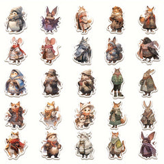Winter Animal Series Stickers | Waterproof Vinyl for Laptops, Bottles