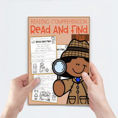 Interactive Halloween & Thanksgiving Reading Comprehension Worksheets