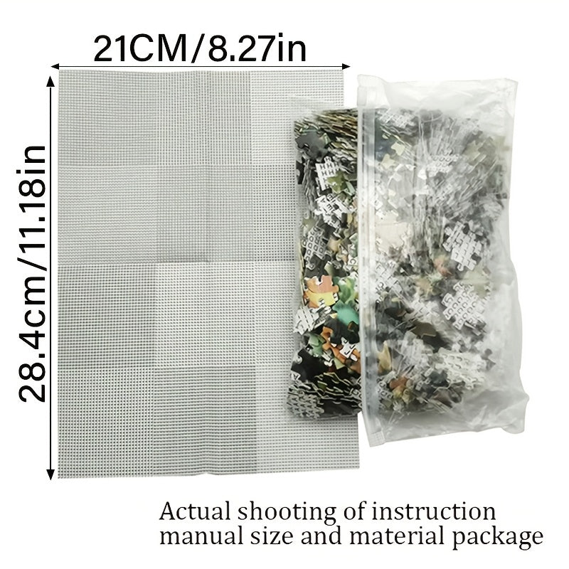 1000pcs Cherry Blossoms & Pagodas Puzzle Scene DIY Hobbyist Art Decor Ideal Gift