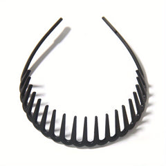 Colorful Matte Head Hoop Toothed Headband Hair Accessories