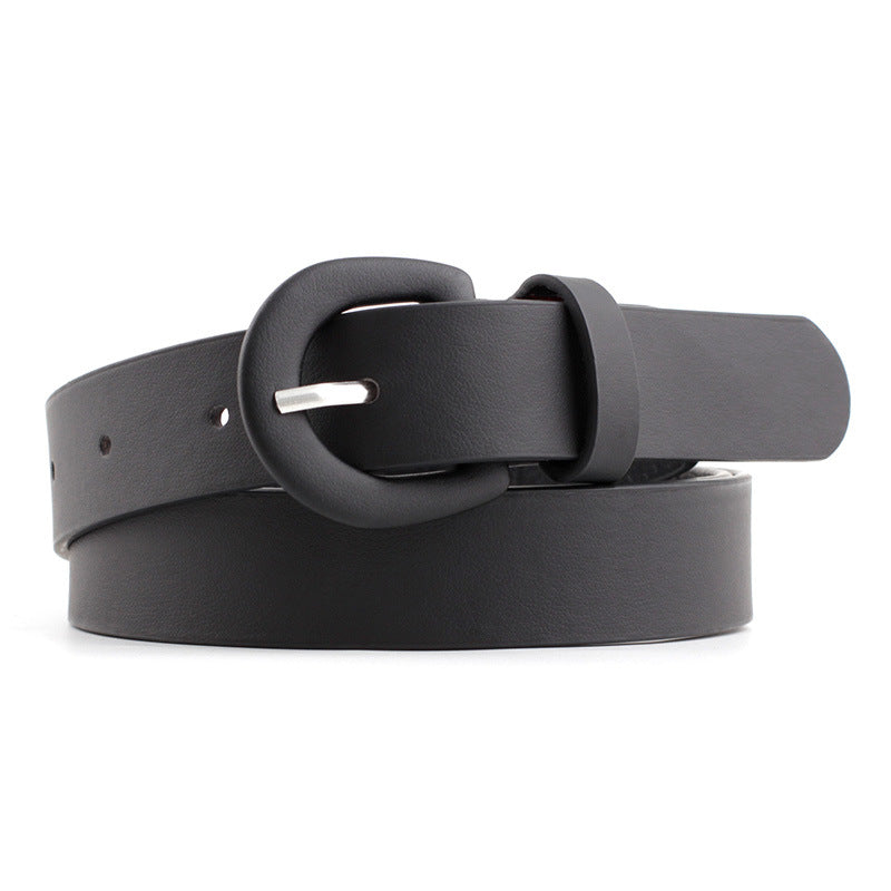 Wide Leather Waist Belt for Women Jeans Trousers