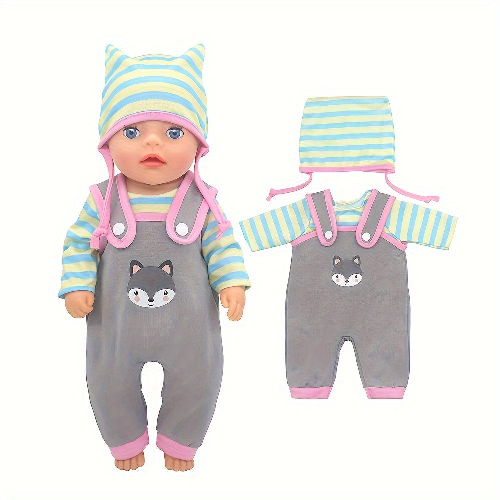Onesie Outfit Set for 12-15 Inch Reborn Dolls & 30 Cm Dolls