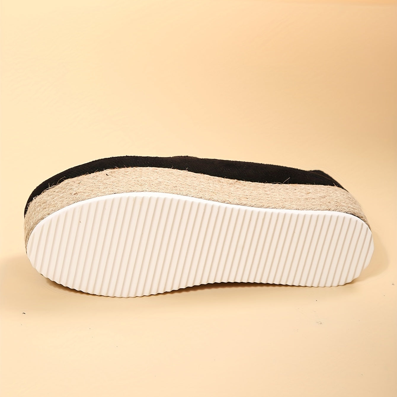 Women's Platform Espadrille Loafers Slip On Shoes