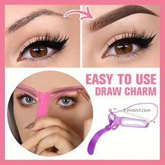 Eyebrow Stencils with Handle and Strap 8 Styles for Perfect Shaping