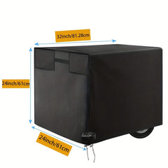 Outdoor Generator Protection Cover Heavy Duty Waterproof UV Resistant