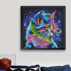 Cat Cross Stitch Embroidery Kit DIY Home Decor