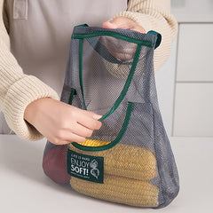 Large Capacity Double Layer Hanging Mesh Storage Bag Reusable Bags