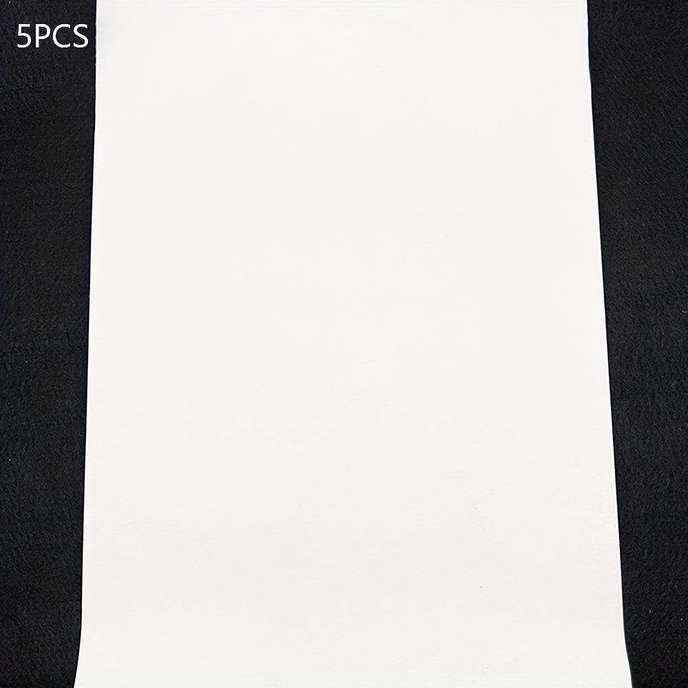 Water Soluble Non-woven Fabric Backing Cloth for Embroidery - 3pcs/5pcs