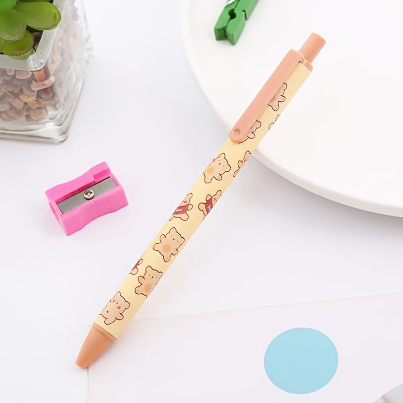 6pcs Gulu Bear 0.5mm Gel Pen Refills
