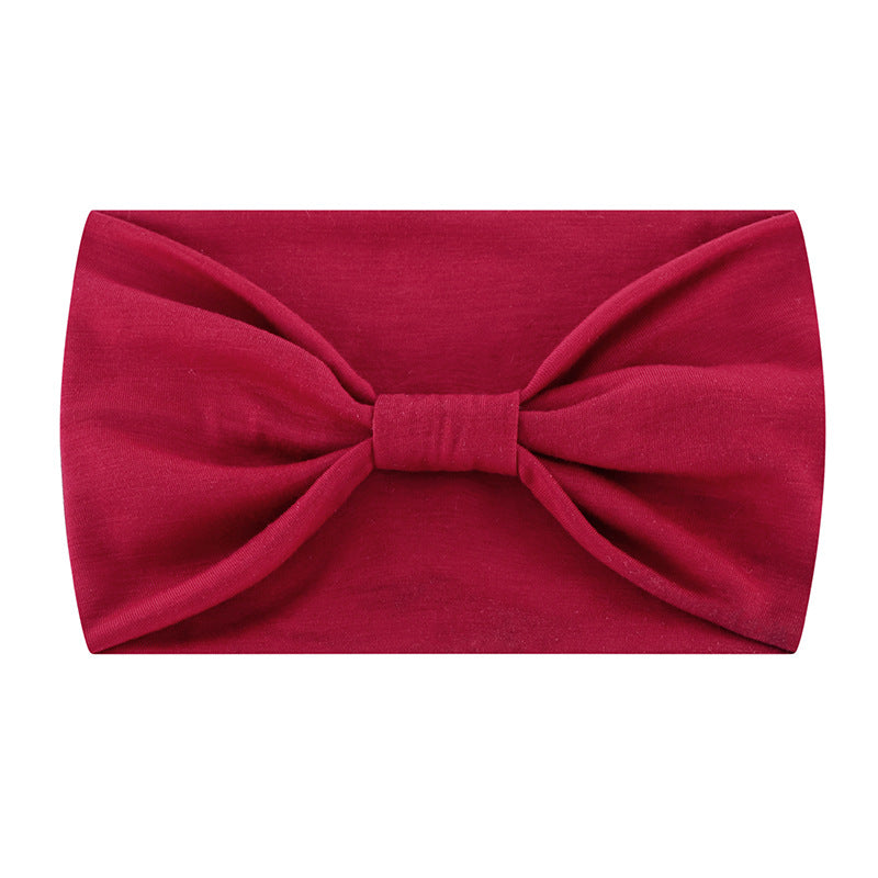 Boho Headbands Yoga Top Knotted Hair Bands Sweat Solid Sweatband Elastic Turban