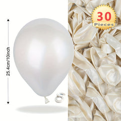 30pcs 25.4cm Pearlized Balloons for Party Decoration