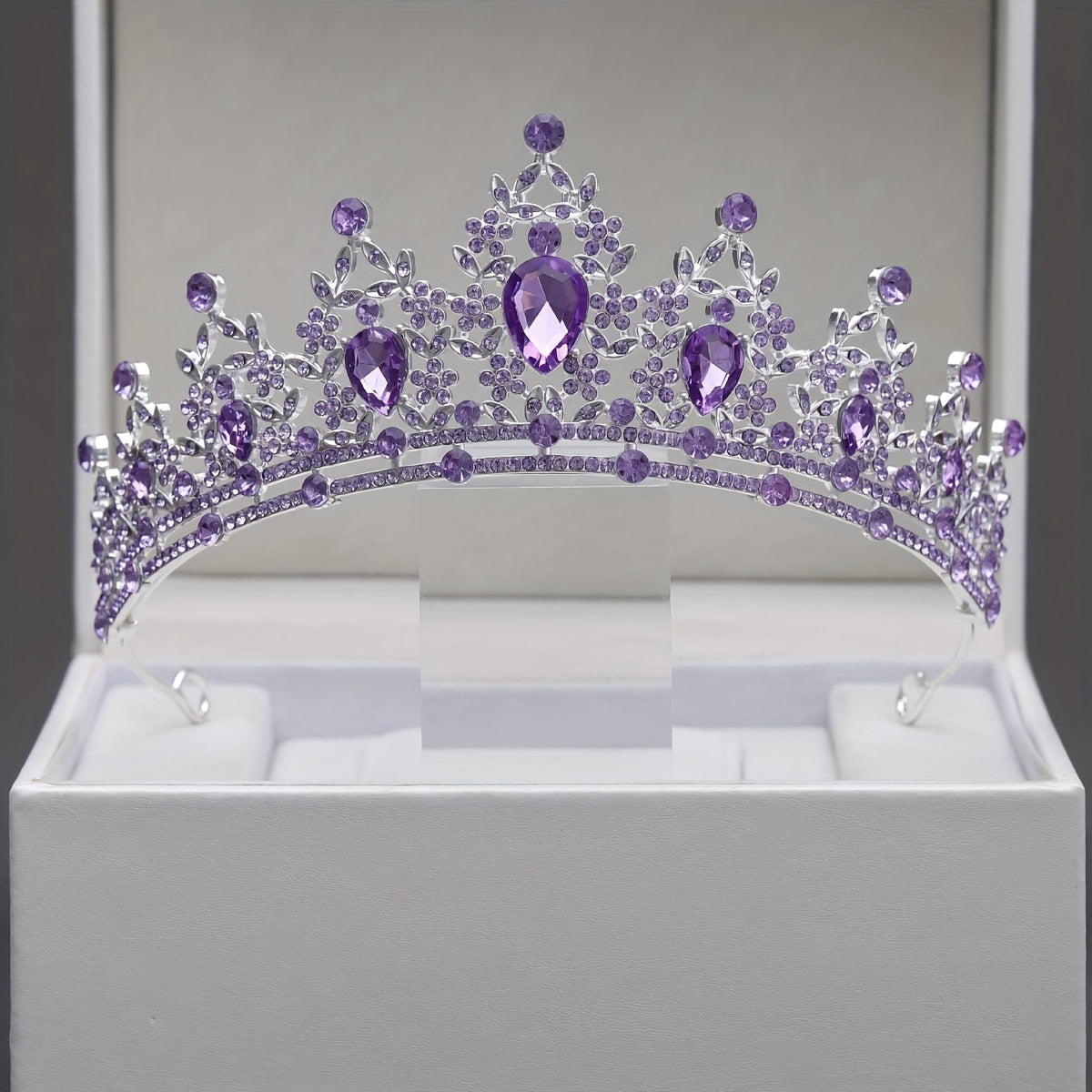 Girl's Princess Rhinestone Crown Hair Accessory