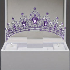 Girl's Princess Rhinestone Crown Hair Accessory