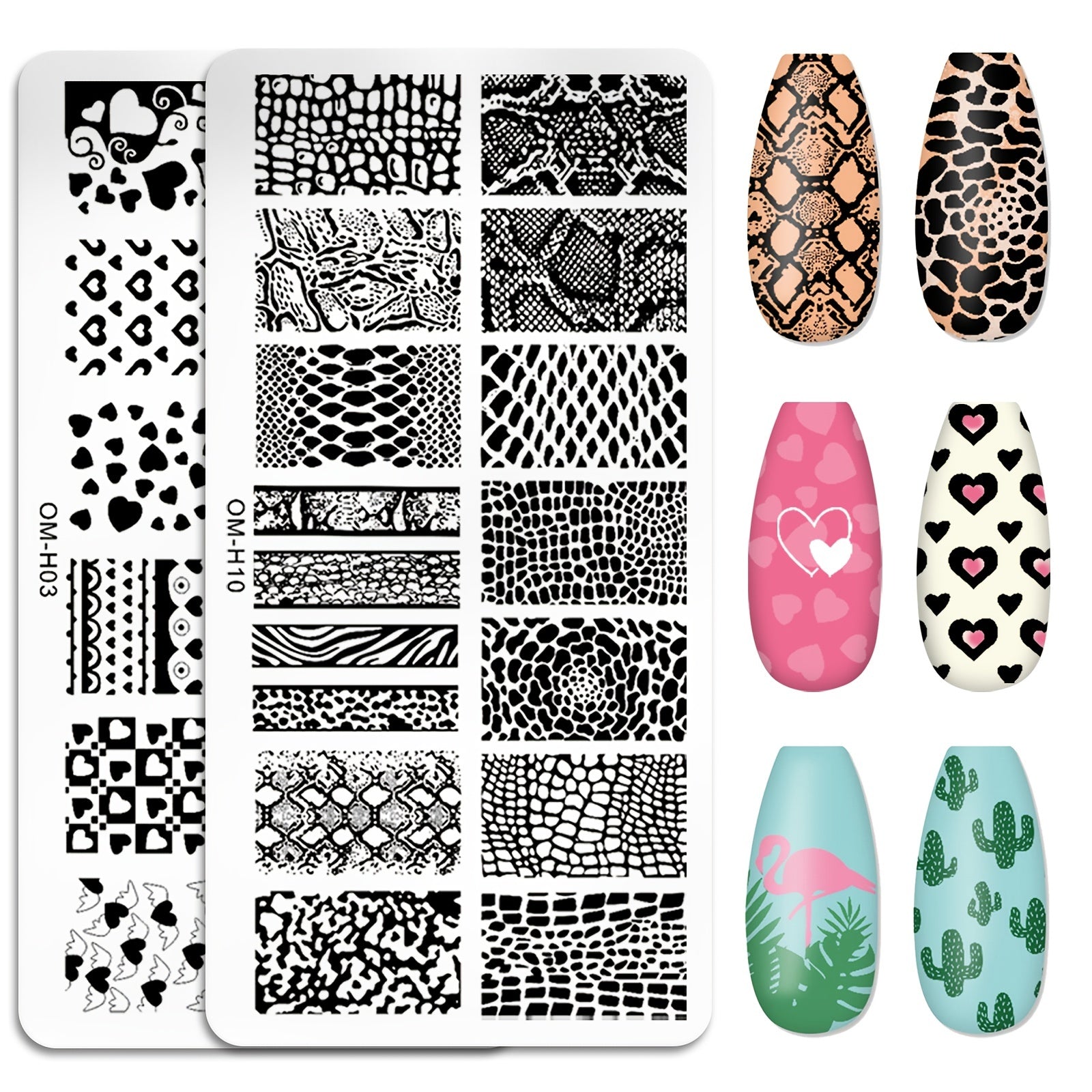 Manicure Stamping Kit for Unique Nail Art Designs