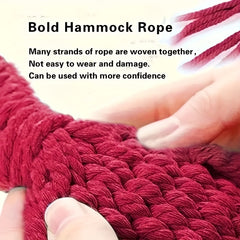 Portable Camping Hammock with Storage Bag & Tree Strap