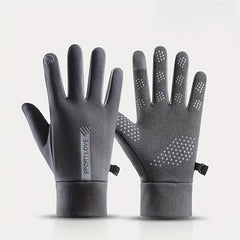 Winter Touch Screen Gloves Short Windproof Waterproof Gloves Outdoor Sports