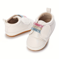 Rainbow Sneakers For Baby Girls Lightweight Walking Shoes For Spring