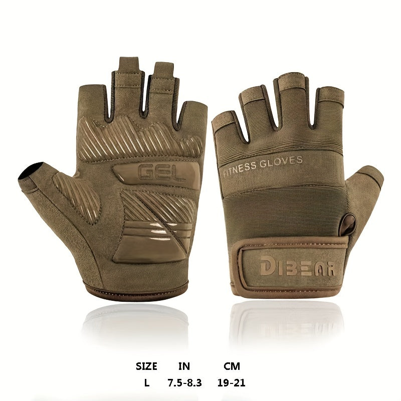 Silicone Protective Non Slip Gym Gloves for Pull Bar & Dumbbell Training