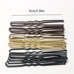 U-shaped Hairpin Metal Hair Pin Side Hairpin Hair Styling Accessories