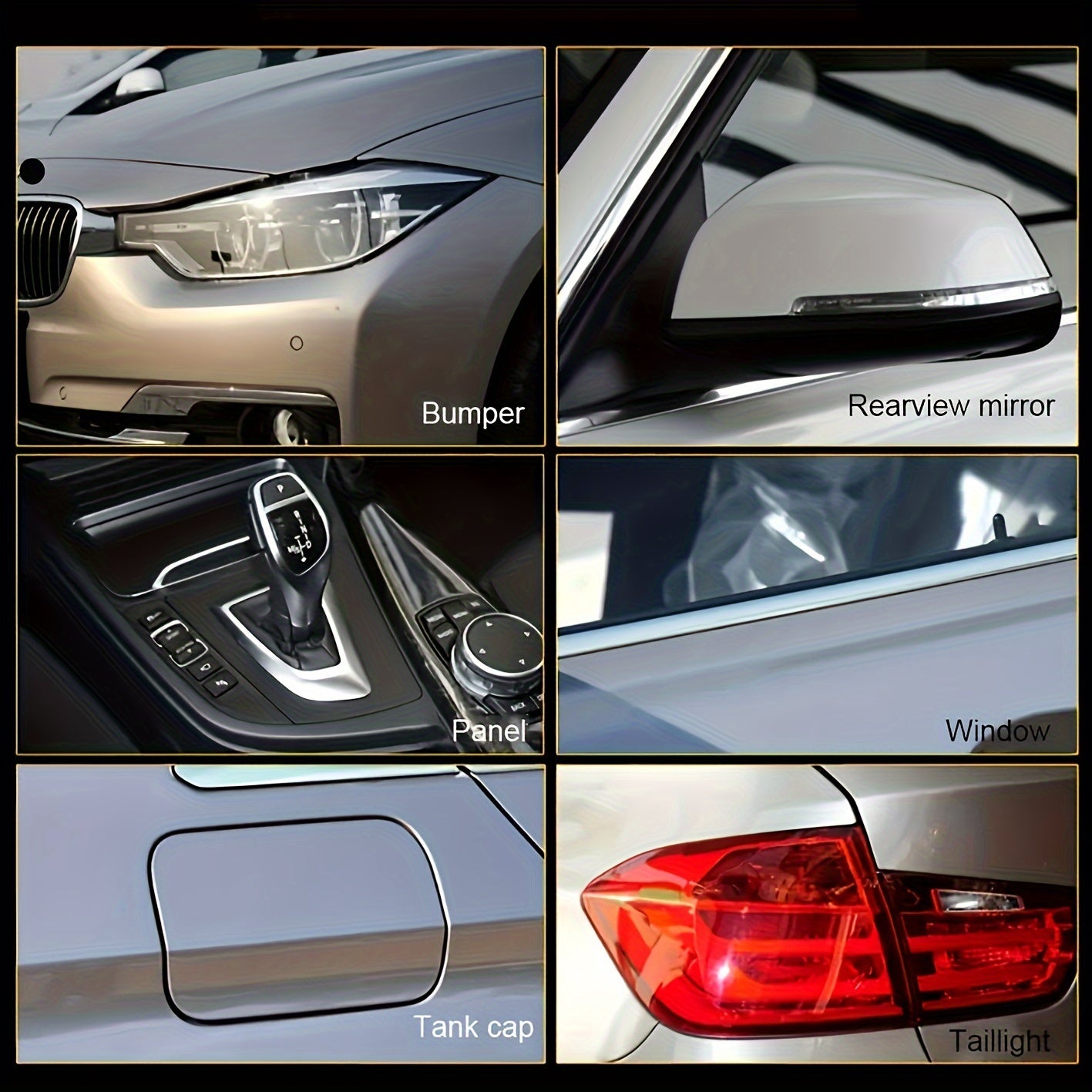 Clear Leather Protective Film Car Bumper Hood Paint Protective Sticker
