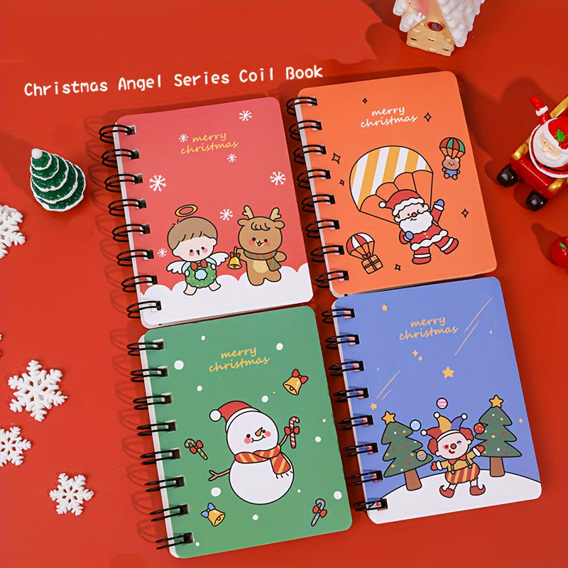 80 Sheets Christmas Coil Notebook Learning Stationery Student Prize Gift