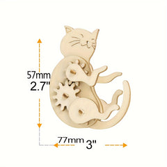 Adult 3D Wooden Animal Puzzles - Educational STEM Craft