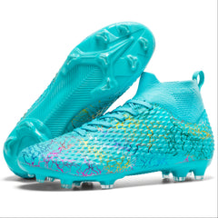 Boys' High Top Non Slip AG Football Cleats Soccer Shoes
