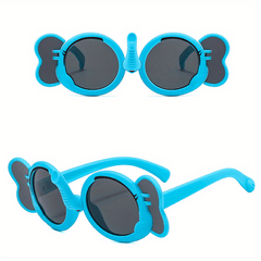 Elephant Nose Sunglasses Round Frame UV Protection Outdoor Activity Glasses
