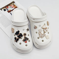 Bling Shoe Decoration Charms With Chains For Clog & Sandal