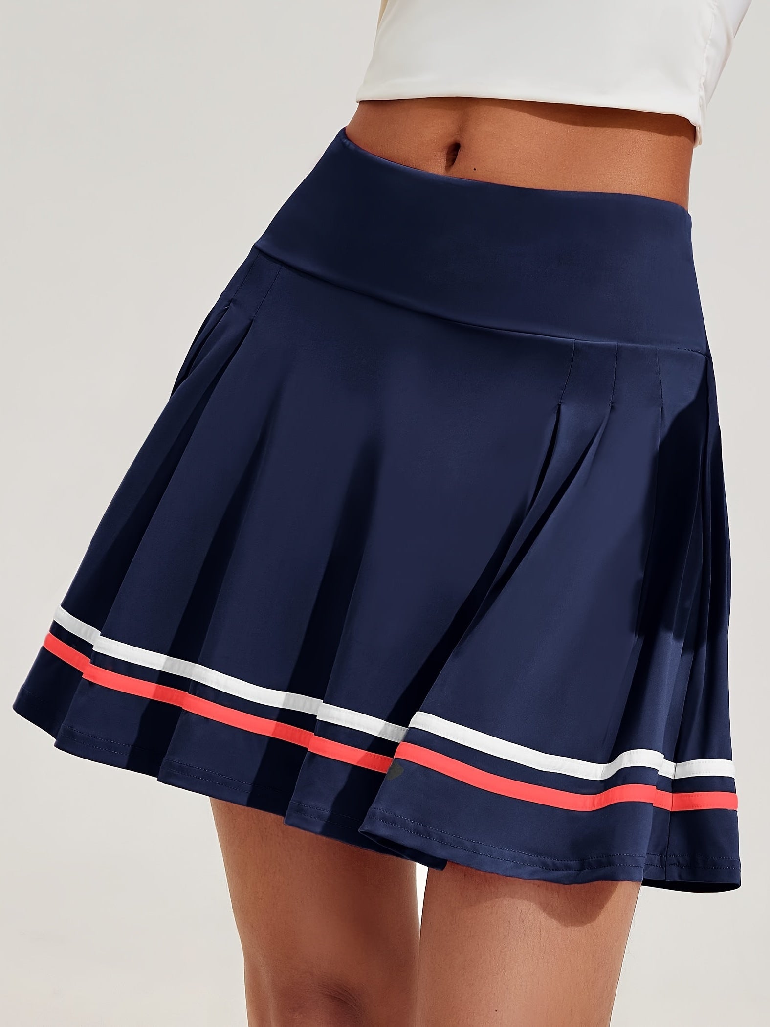 High Stretch Pleated Sport Skorts for Active Women