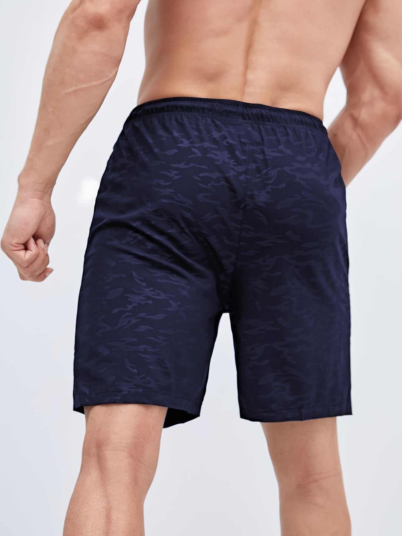 Men's Breathable Shorts With Side Zipper Pockets