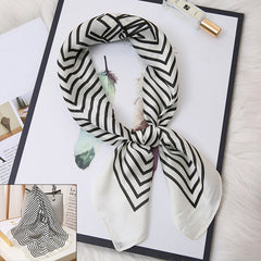 Women's Small Square Scarf Spring Autumn Winter Thin Scarf