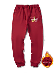 Men's Cartoon Print Jogger Drawstring Pants
