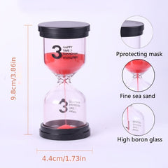 6pcs Hourglass Timer Creative Decoration Of Quicksand Bottle