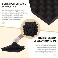 48pcs Sound Absorbing Cotton High Density Egg Cotton Sound Insulation Cotton