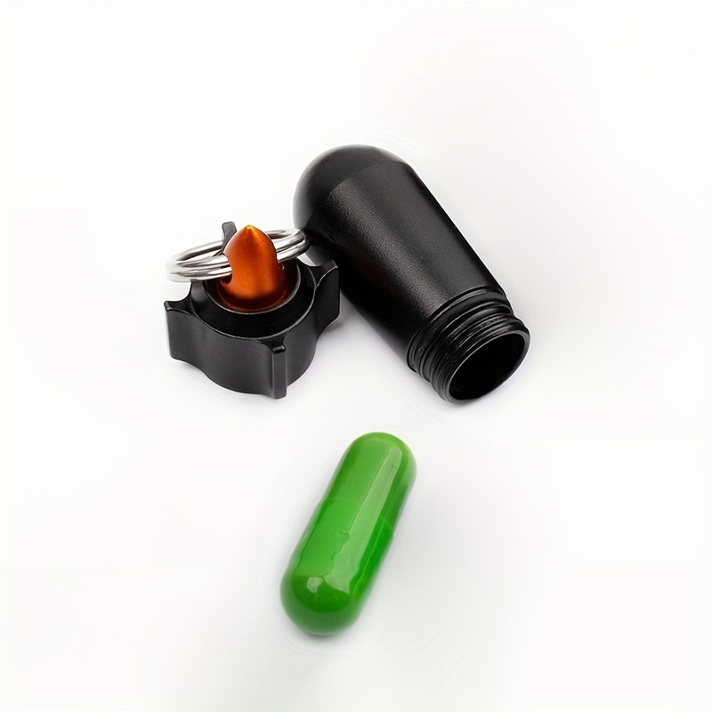 Waterproof Medicine Box Key Ring Camping