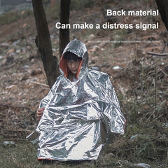 Portable Emergency Raincoat Windproof Reflective Cycling Raincoat