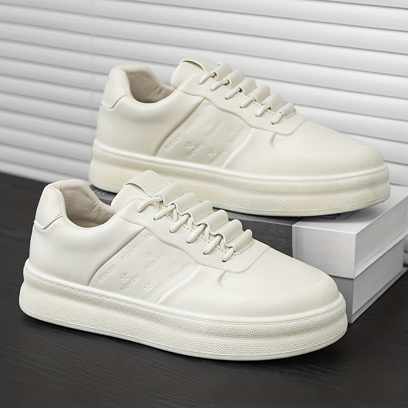 Men's Platform Skate Shoes Lace up Breathable