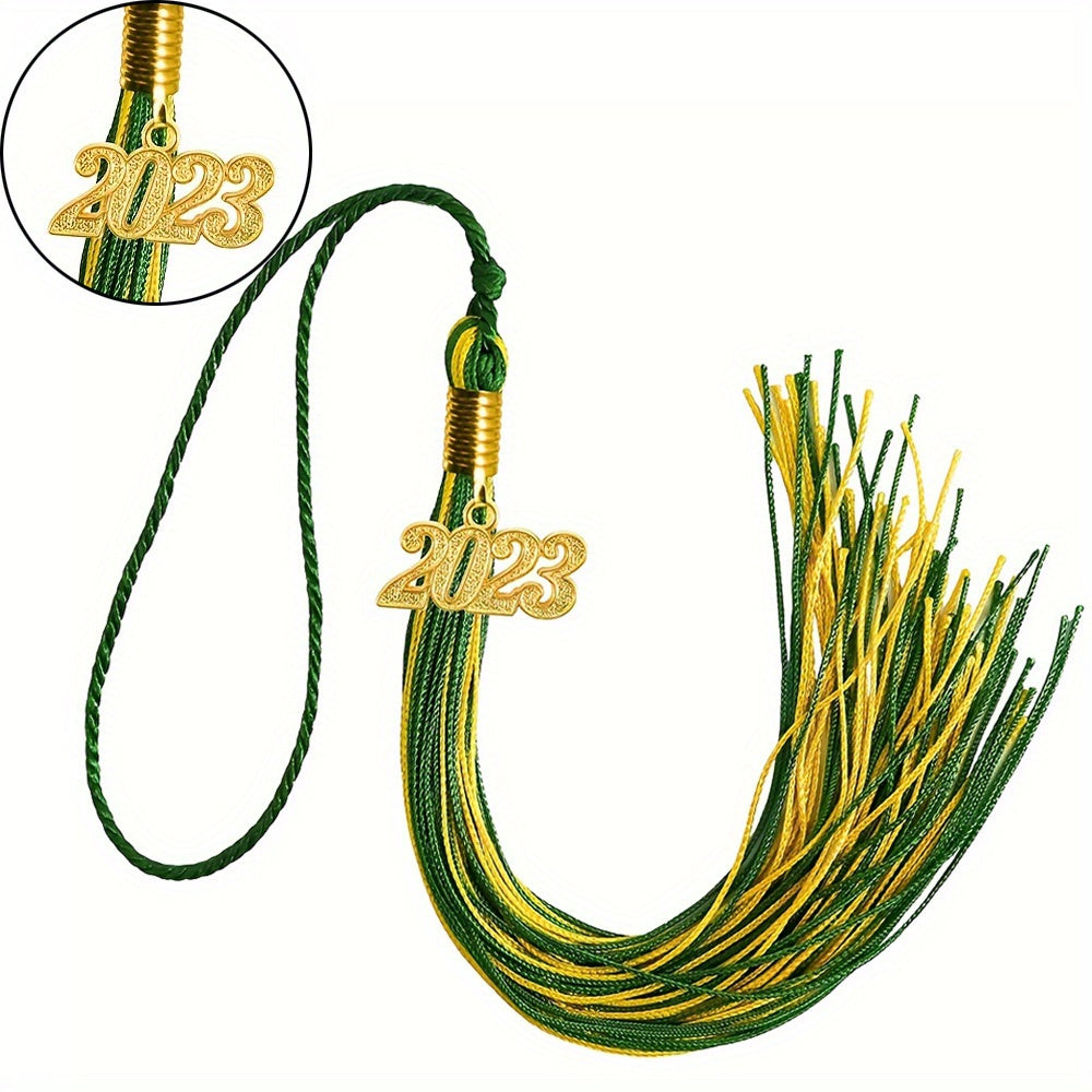 Mixed Two Tone Graduation Tassel Ribbon Cap Decoration for Graduation Party