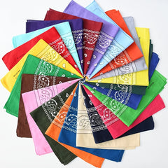 Cashew Print Multifunctional Square Scarf Bandana Neck Gaiter Headband