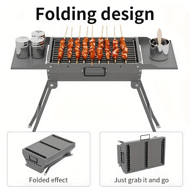 Portable Charcoal Grill for Camping Hiking Picnics