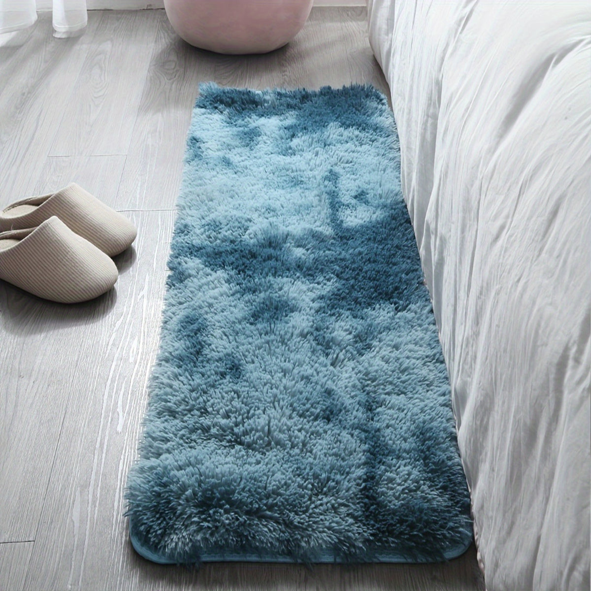 Soft Plush Shaggy Area Rug Fluffy Floor Carpet for Bedroom Living Room