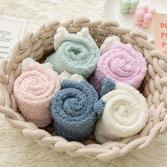 Fuzzy Floor Socks Warm Mid Tube Women's Stockings