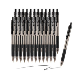 AIHAO Retractable Ballpoint Pens Ink Medium Point 1 0mm 24 Pack