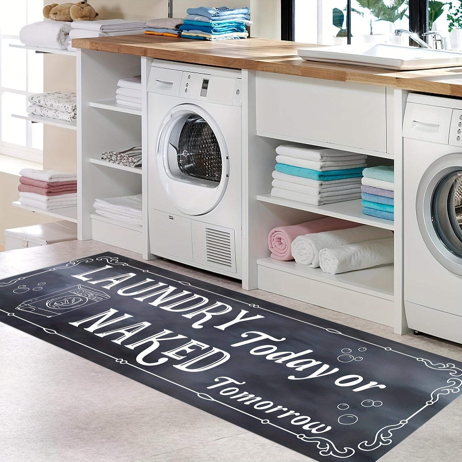 Anti-skid Waterproof Carpet for Laundry Bathroom Corridor