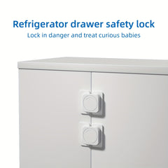 2pcs Child Safety Locks Refrigerator Door Lock Baby Anti-Pinching Hand