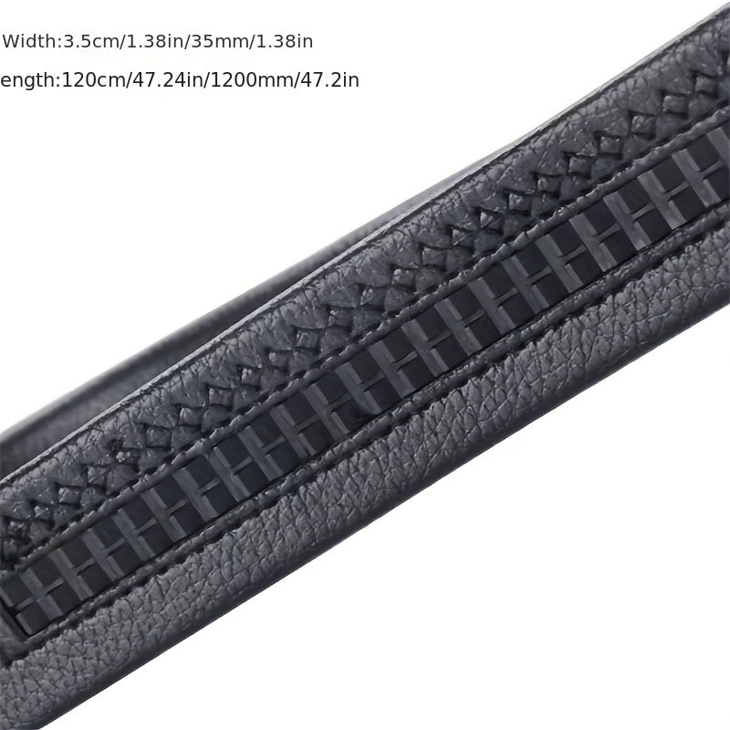 Men's Automatic Buckle PU Leather Belt