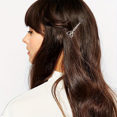 Gothic Style Scissors Hairpin Ladies Hairpin Bangs Clip