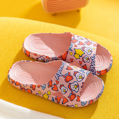 Cartoon Pattern Slippers Soft Bottom Slides